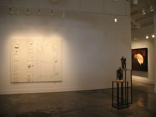 an installation shot of 'treewalker' ©2007