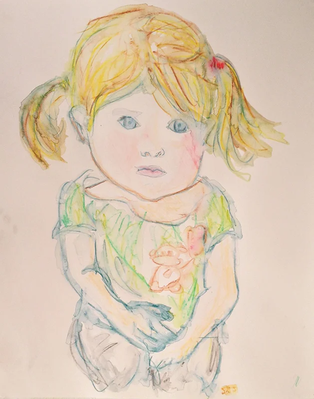 "Harper - 2" ©2013, watercolor on paper