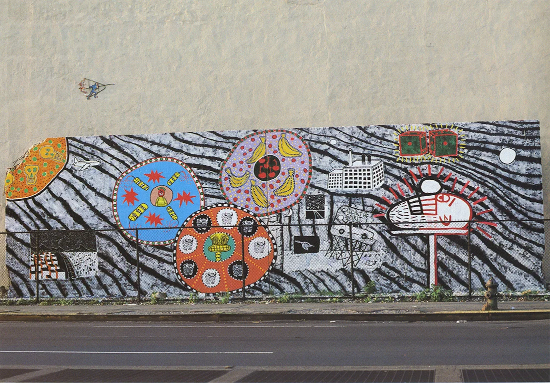 Wall at Bowery & Houston, NYC ©1986 by steve sas schwartz