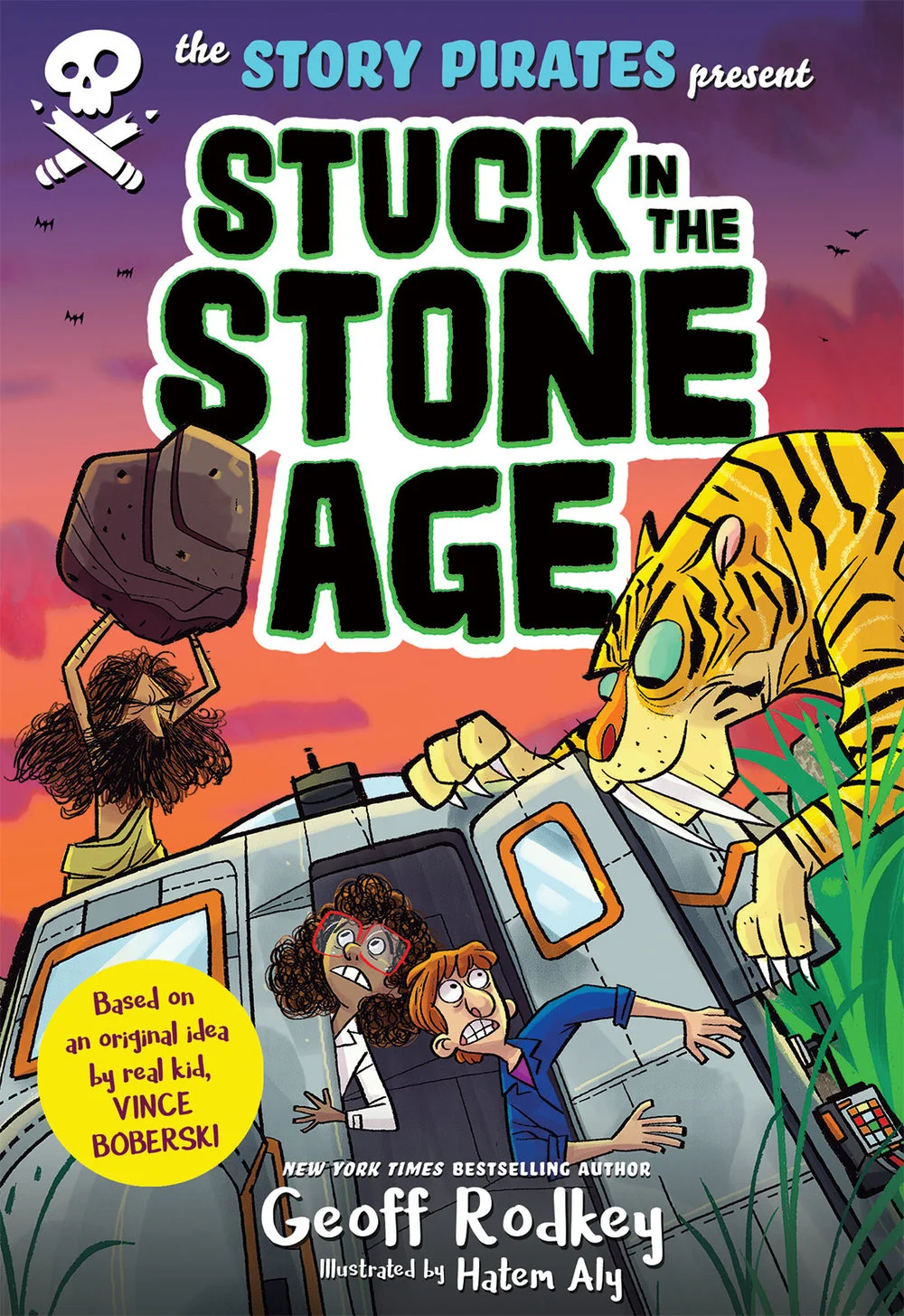 Stuck in the Stone Age will be released in March 2018 by Rodale Kids, an imprint of Macmillan Publishing.