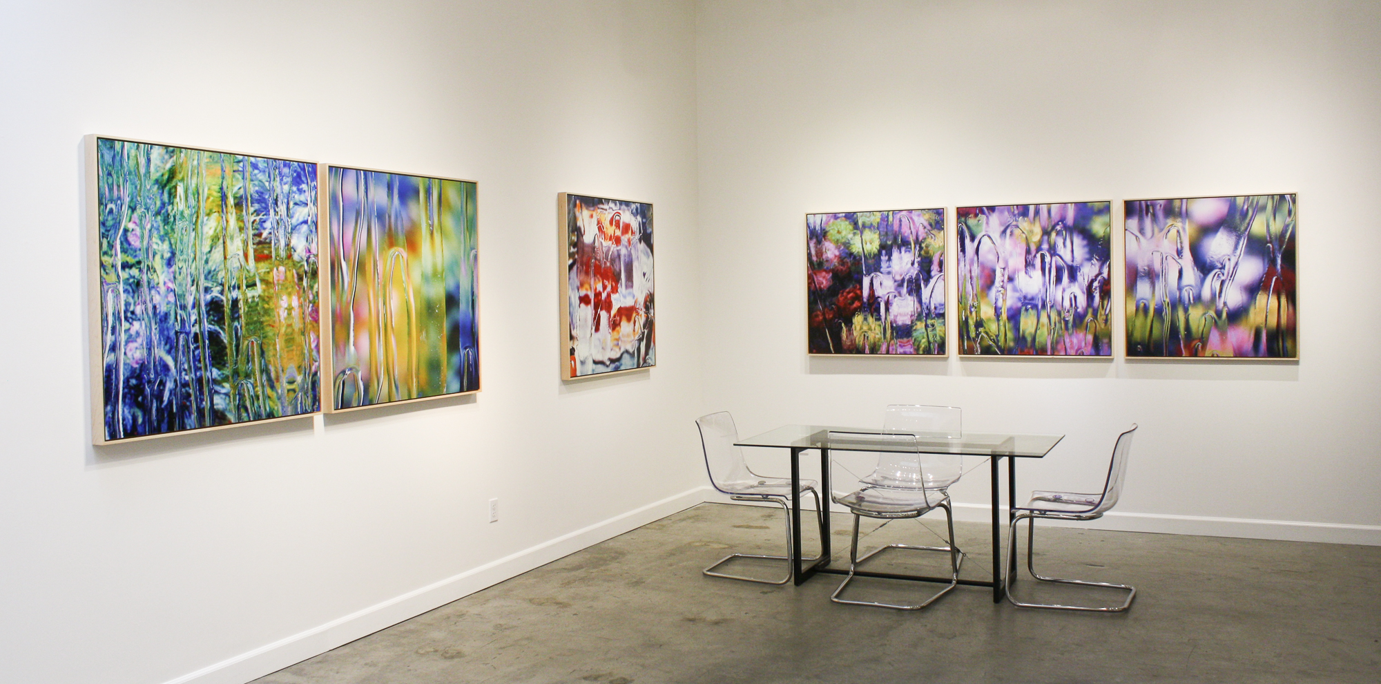 Gardens of Abstraction show at Slate Contemporary in Oakland, CA