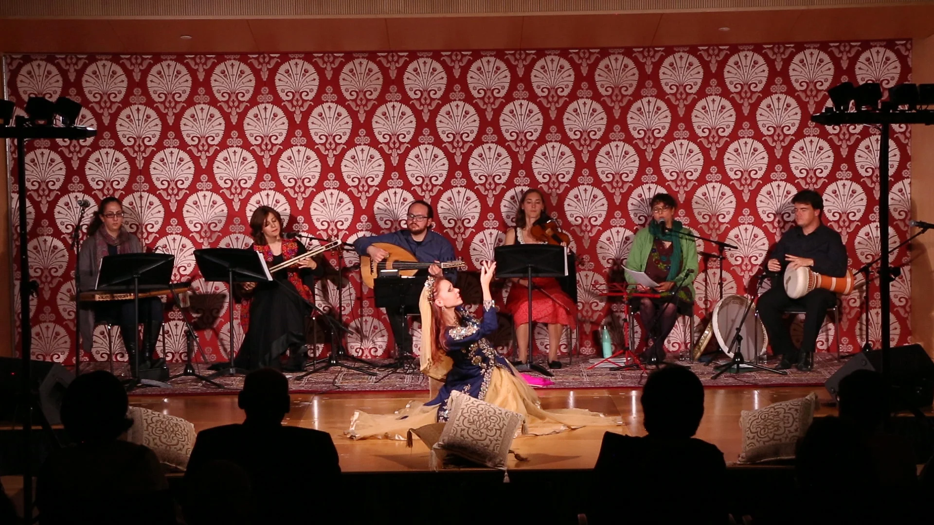 The Blue Dot Ensemble performing at the Ismaili Centre in Toronto on March 2018.