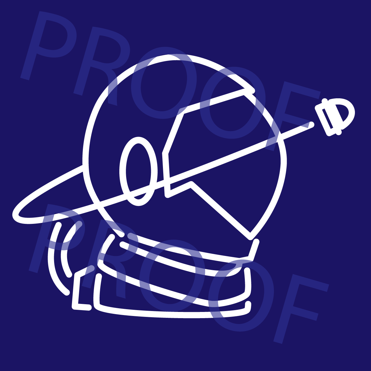 Helmet "Neon Sign" Outlines