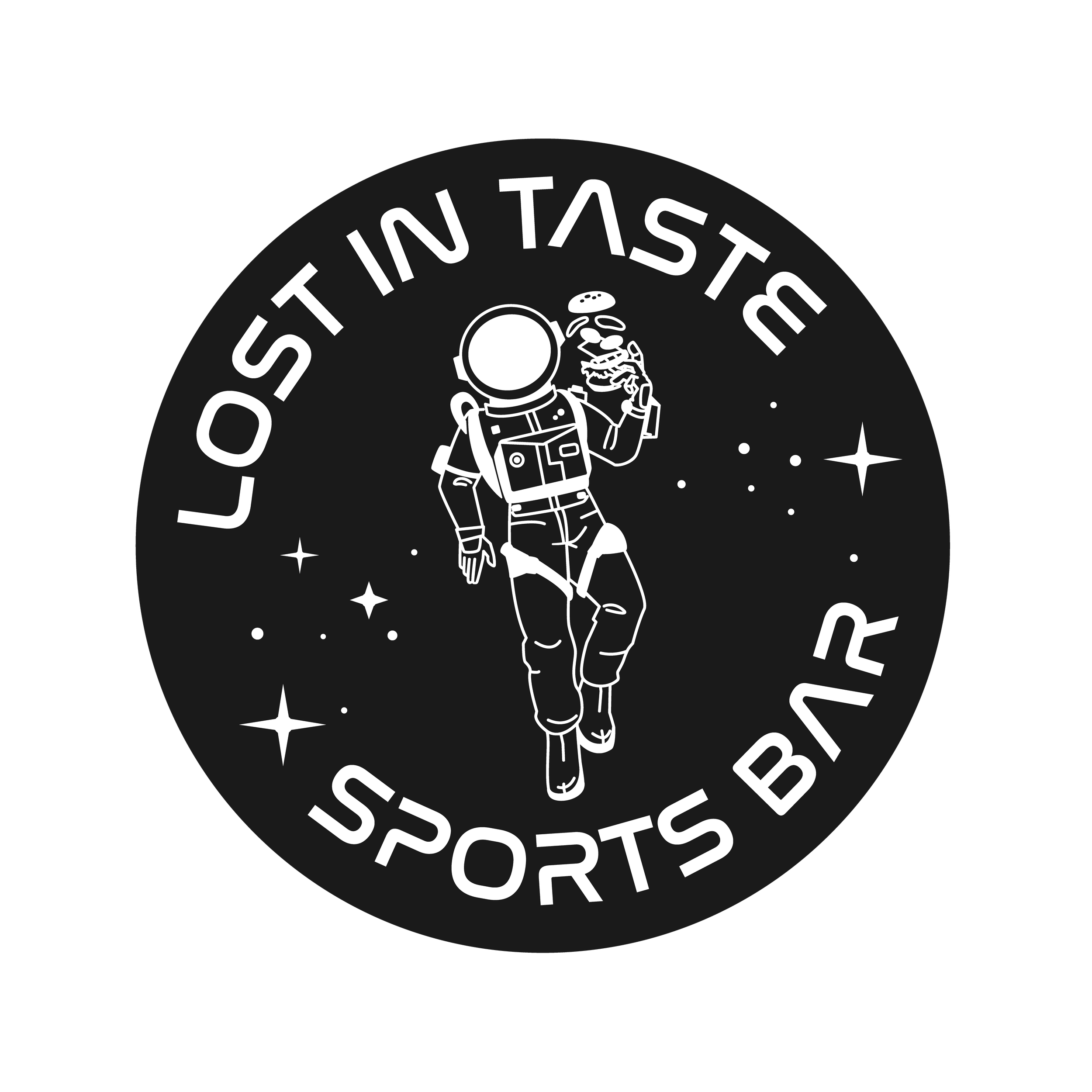 Lost in Taste Logo and Branding Design_Whole Badge Filled Not-Transparent White on Gray.png