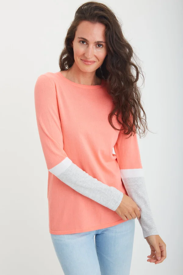 193301 living coral, optic white