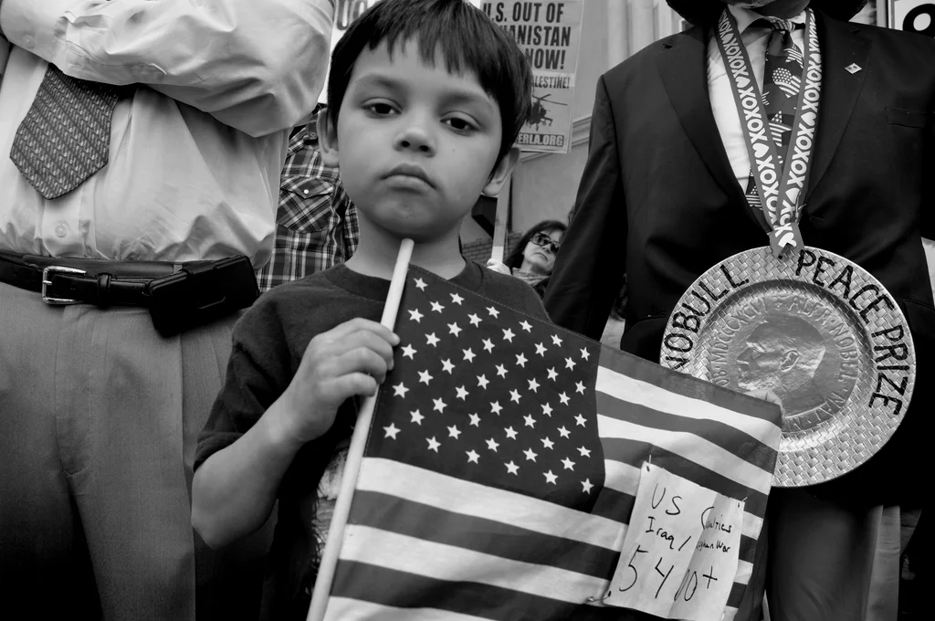 Anti-war rally, Los Angeles