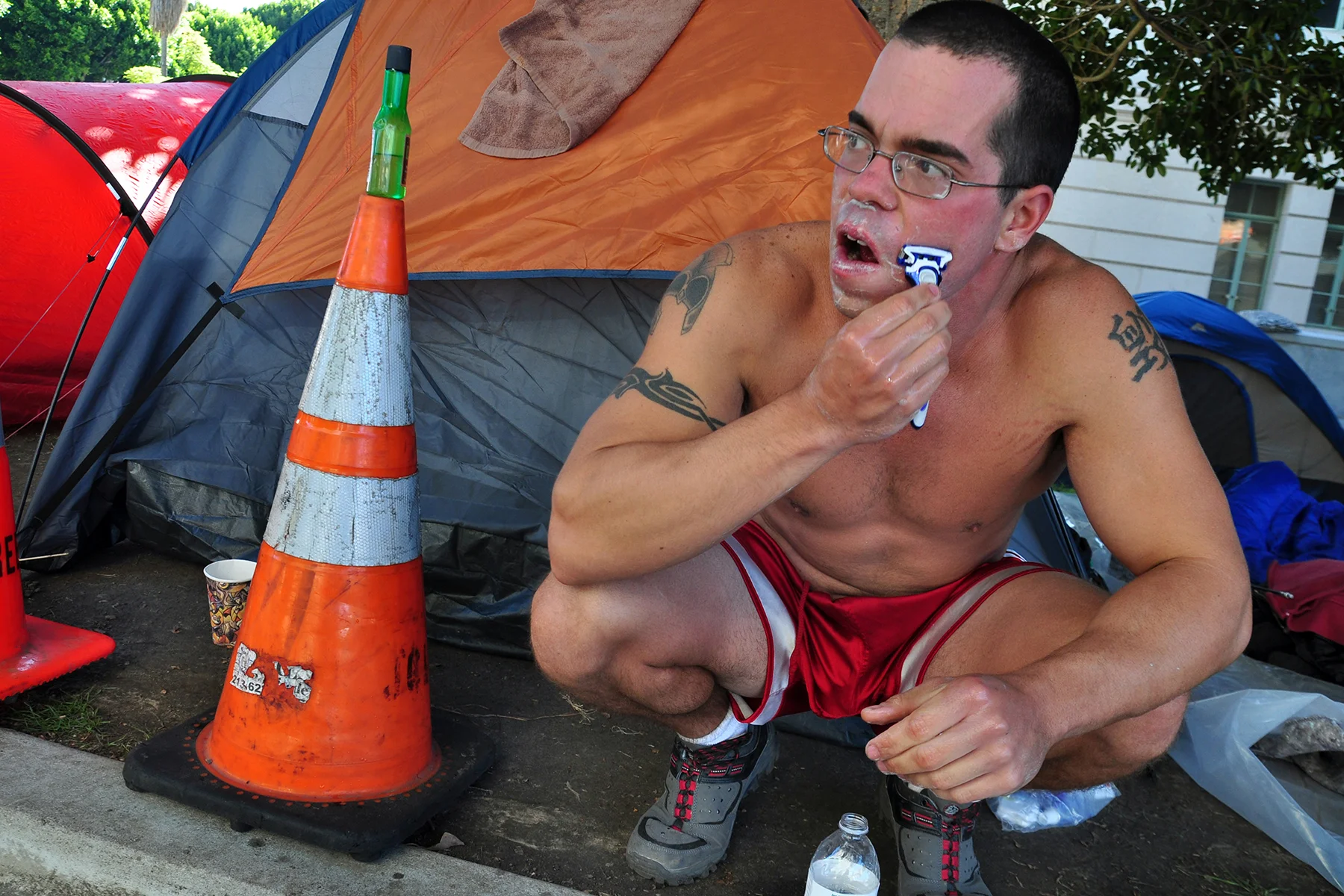 Occupy L.A. activist, 2011