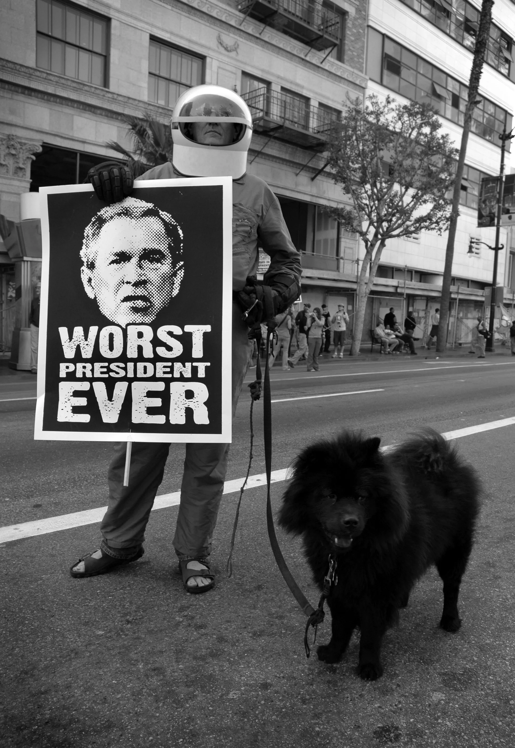 Anti-war rally, Los Angeles ca. 2007