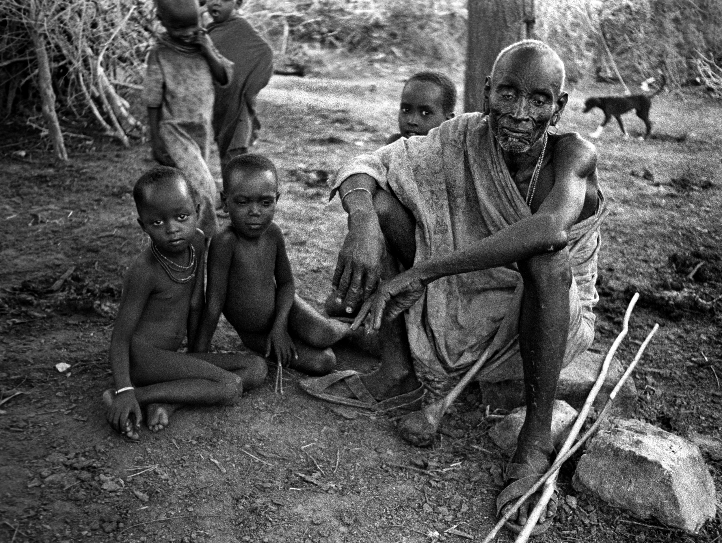 Samburu family, Marsabit, Kenya