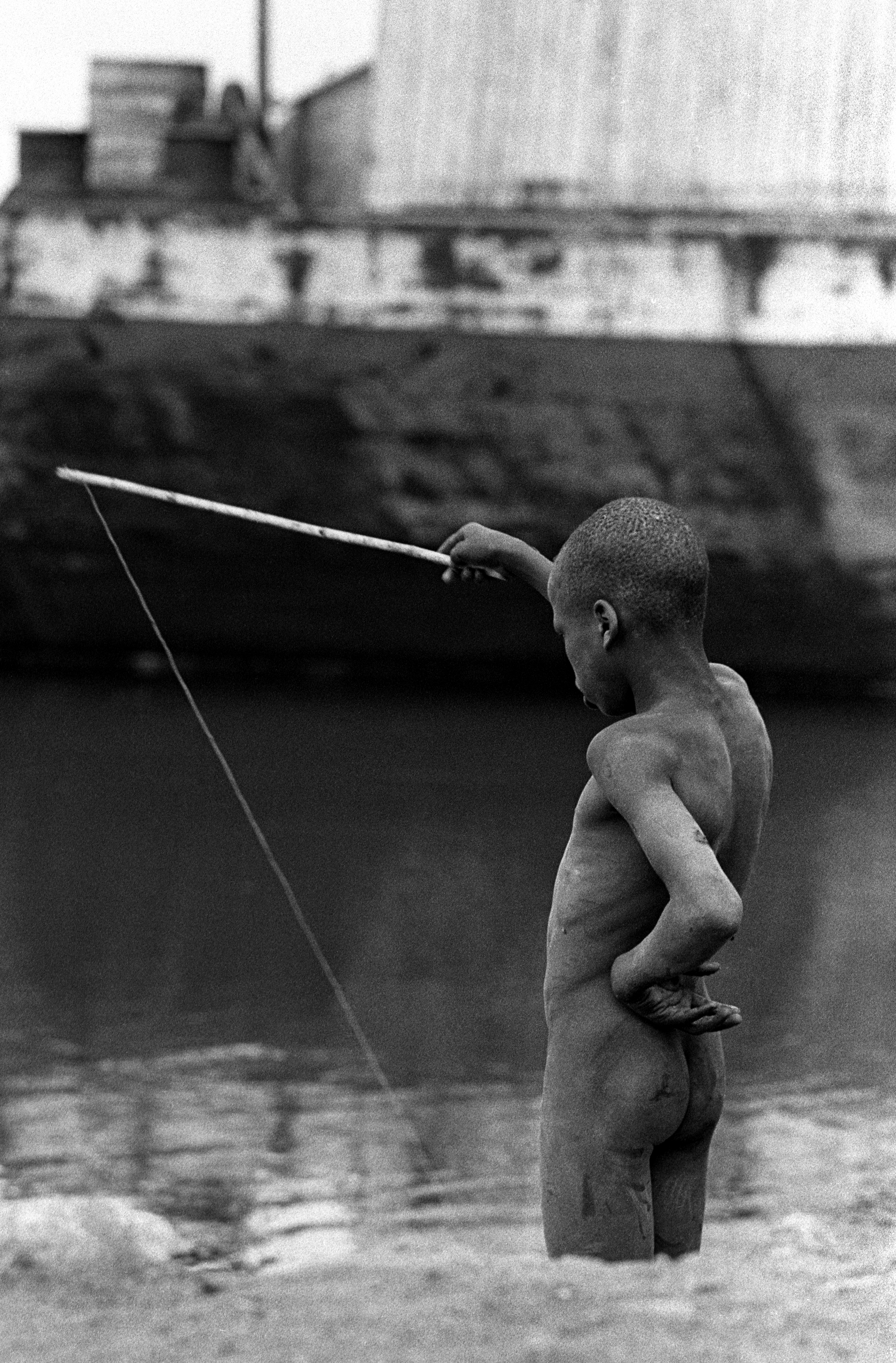 Fishing in the Nile. Bor, South Sudan