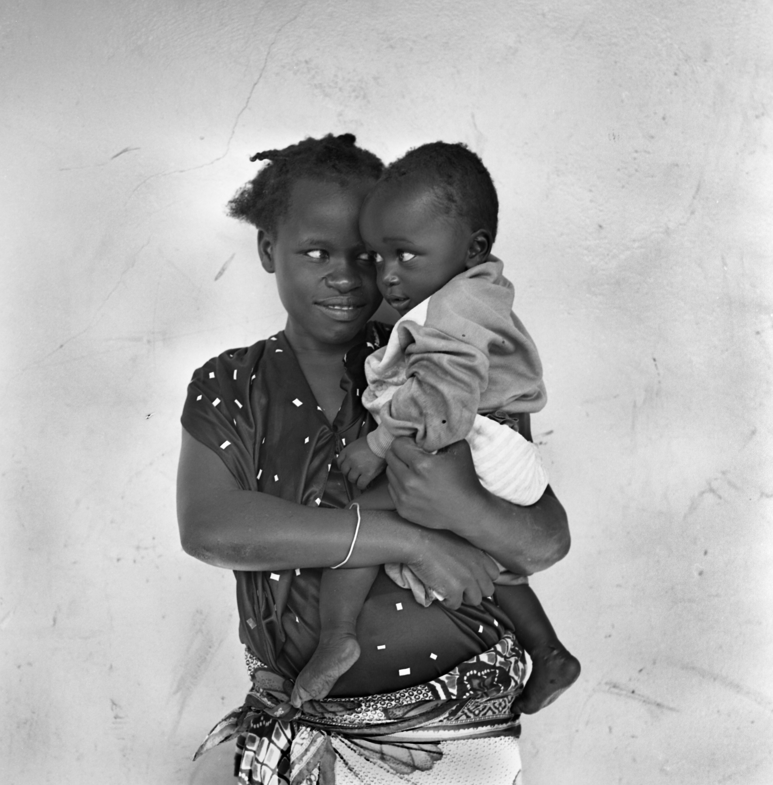 Young mother at rescue center, Nairobi