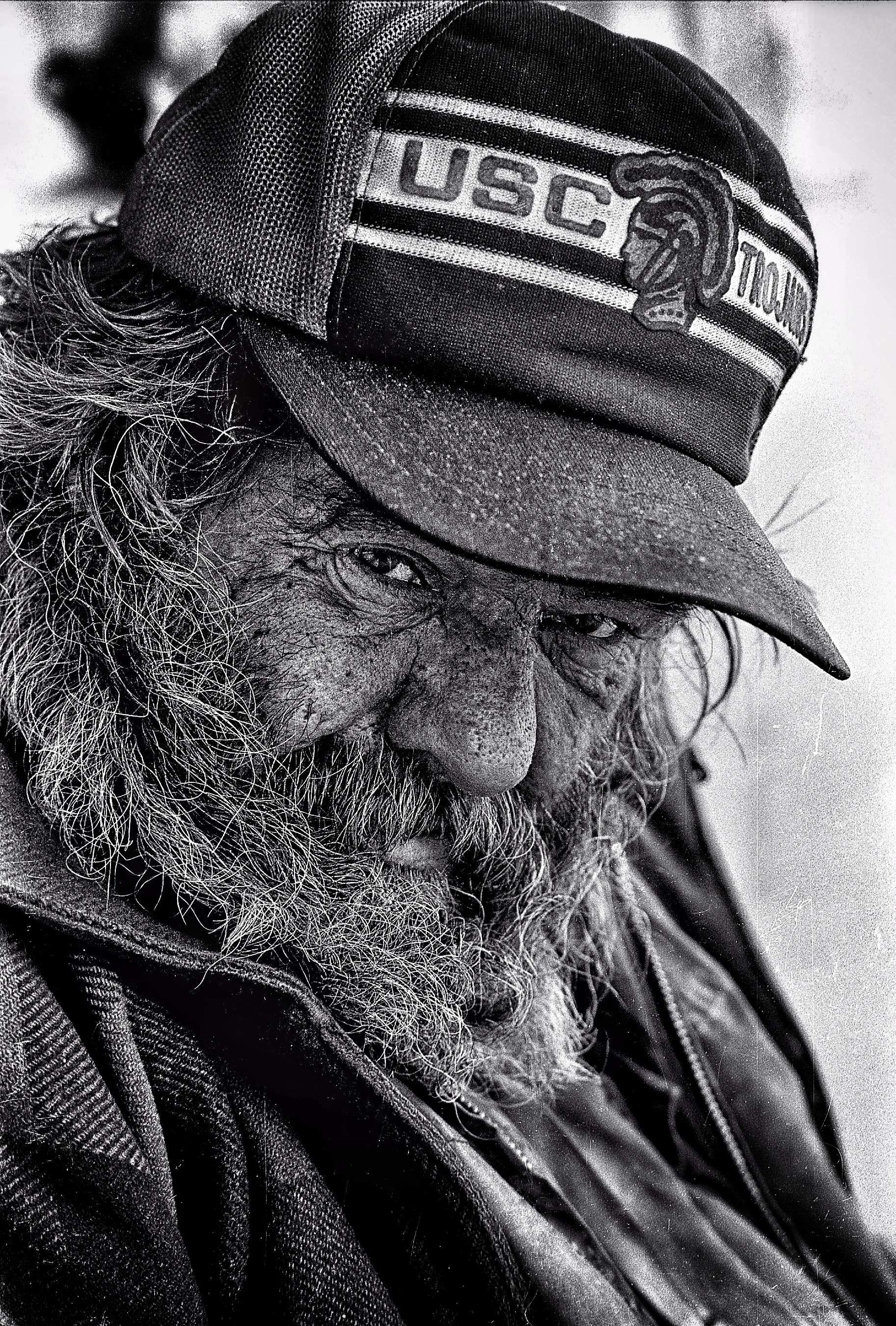  Bob, homeless in Van Nuys CA, 1984 