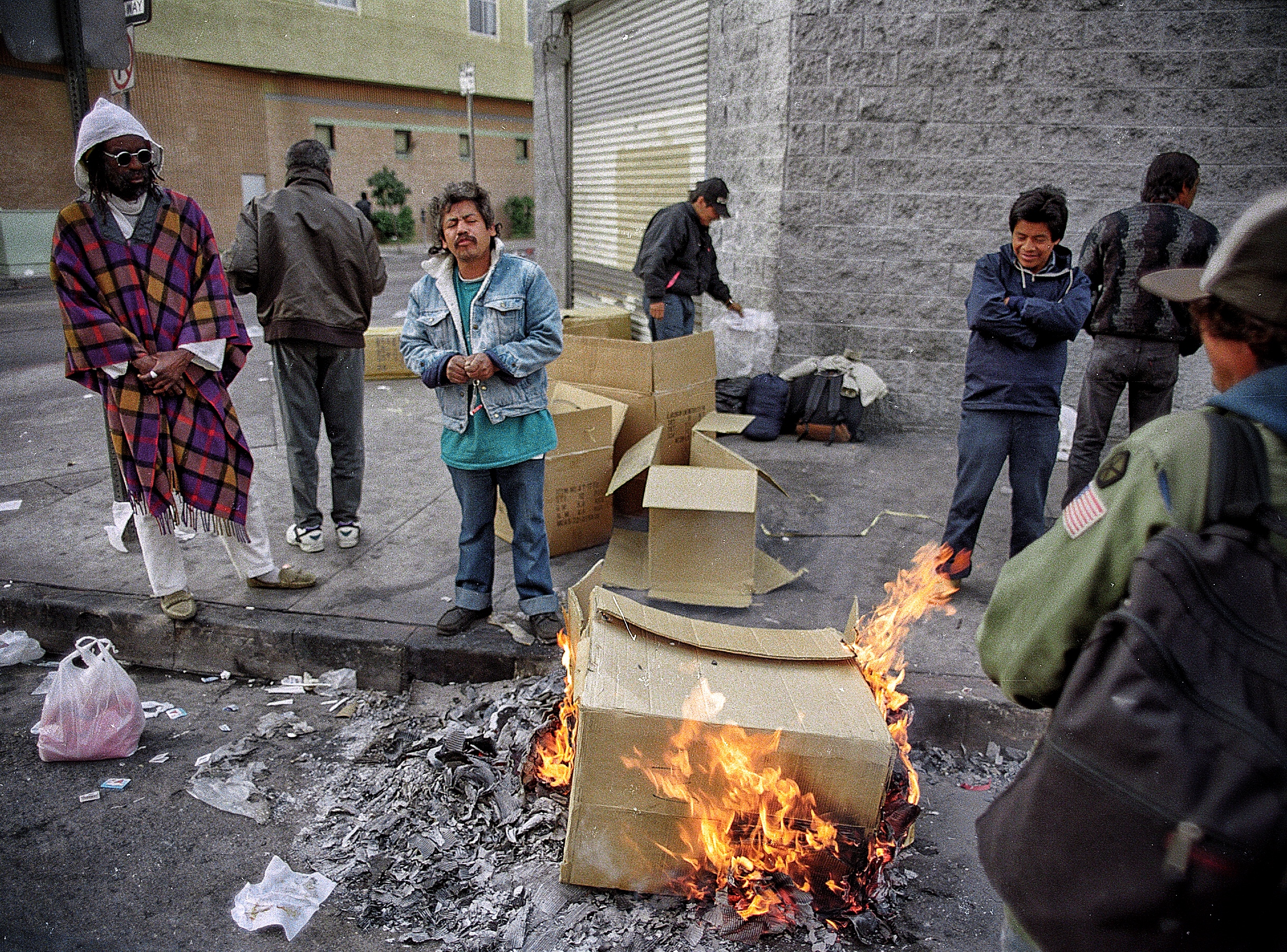  Skid row, Los Angeles, 1995 