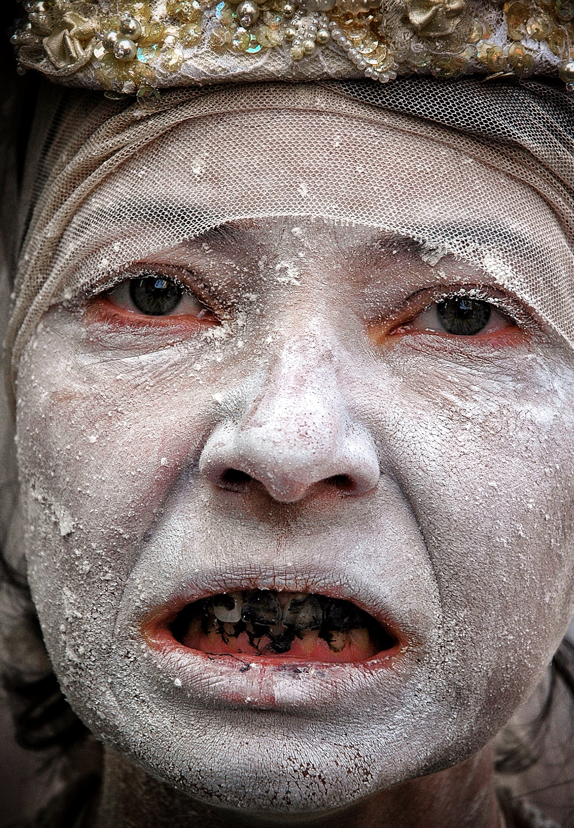 Butoh antiwar protestor, Hollywood.