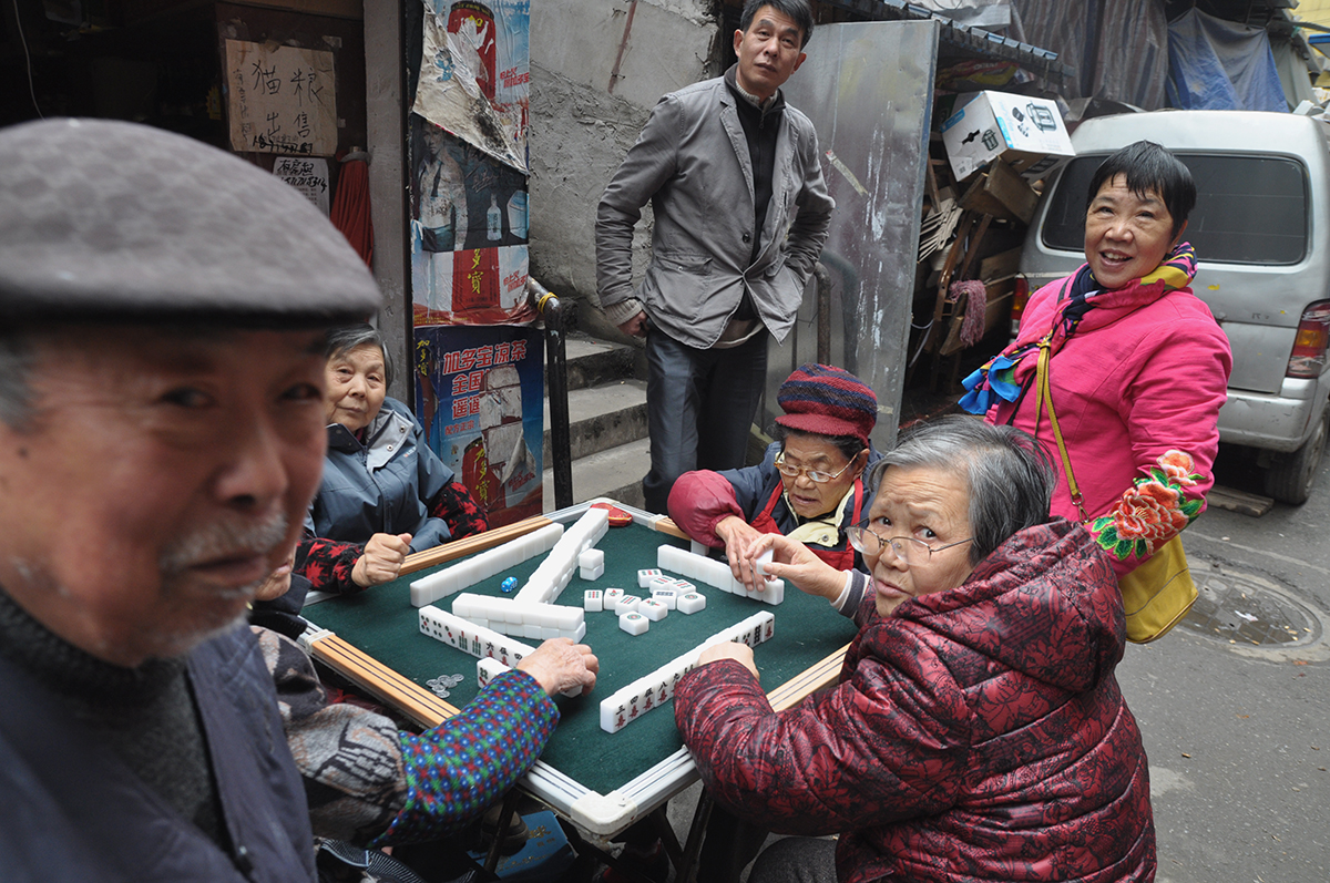  Mahjong game, Wuhan 