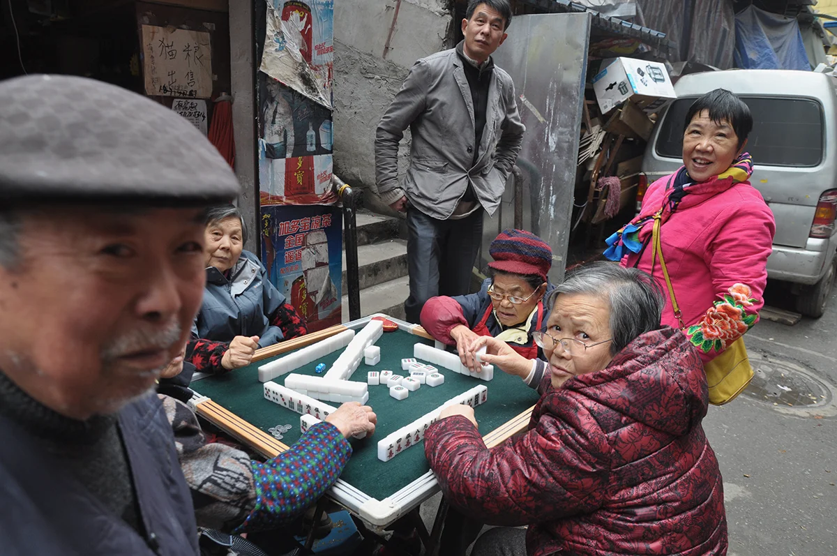 Mahjong game, Wuhan