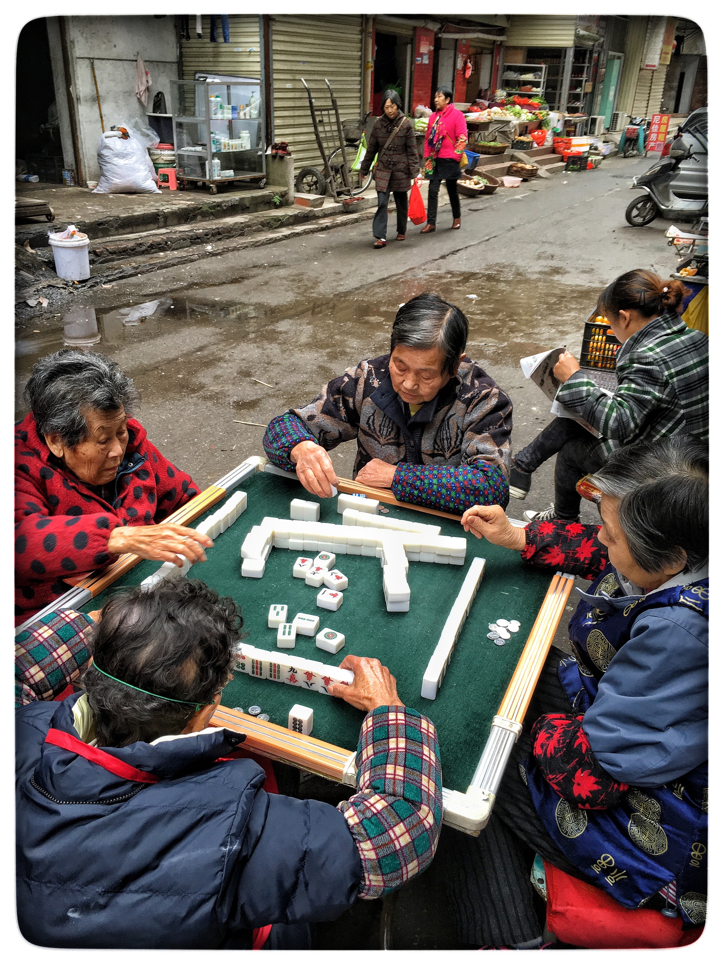  Mahjong game, Wuhan 