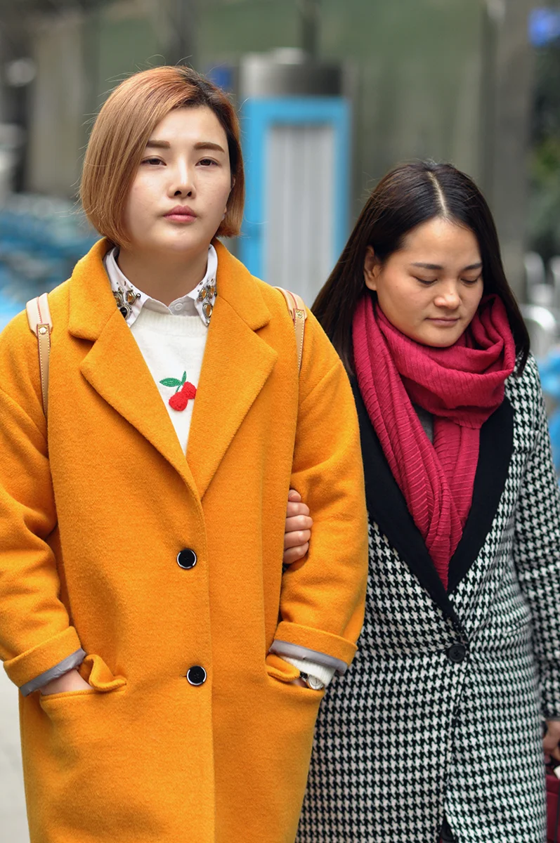 Winter coats, Wuhan