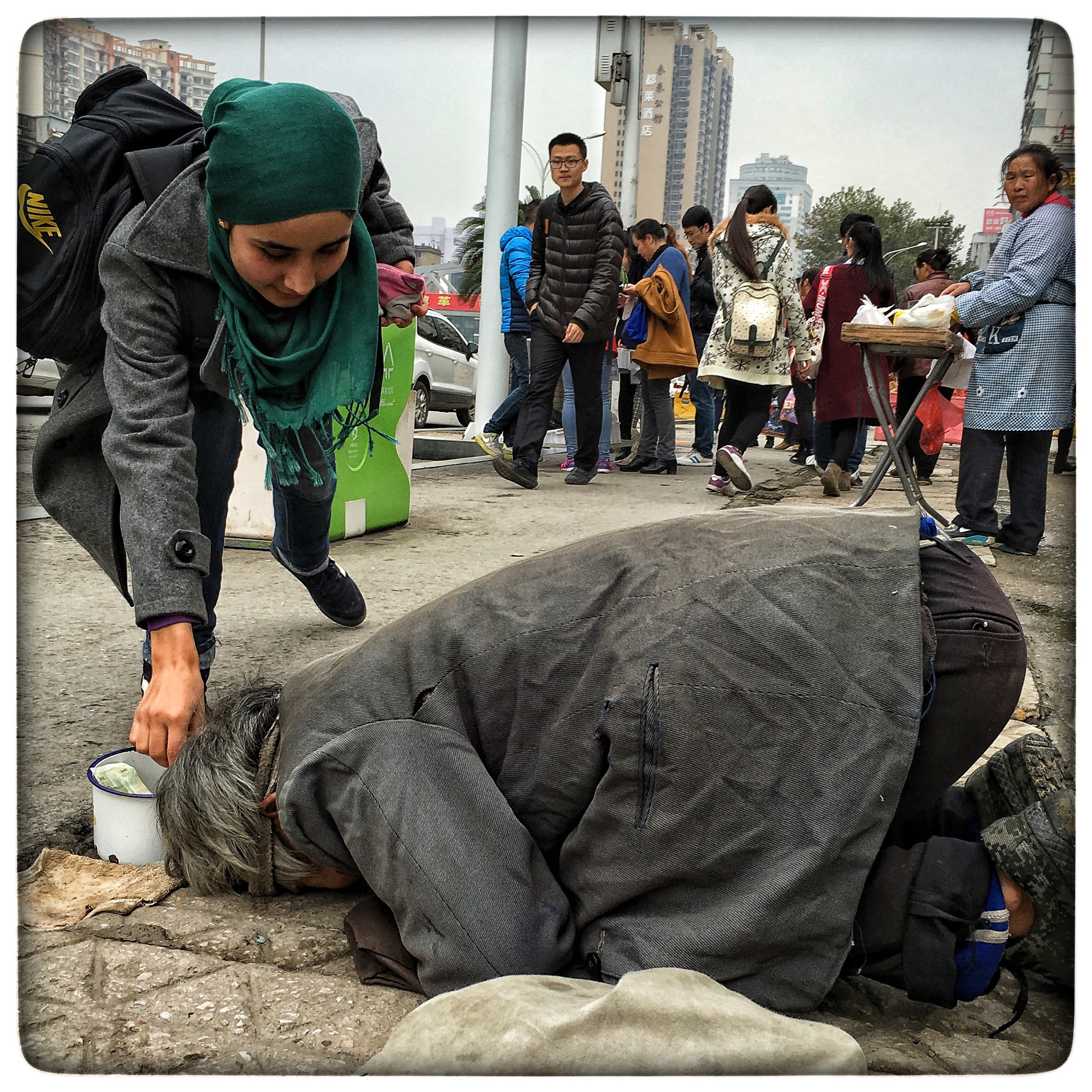 Street beggar, Wuhan 