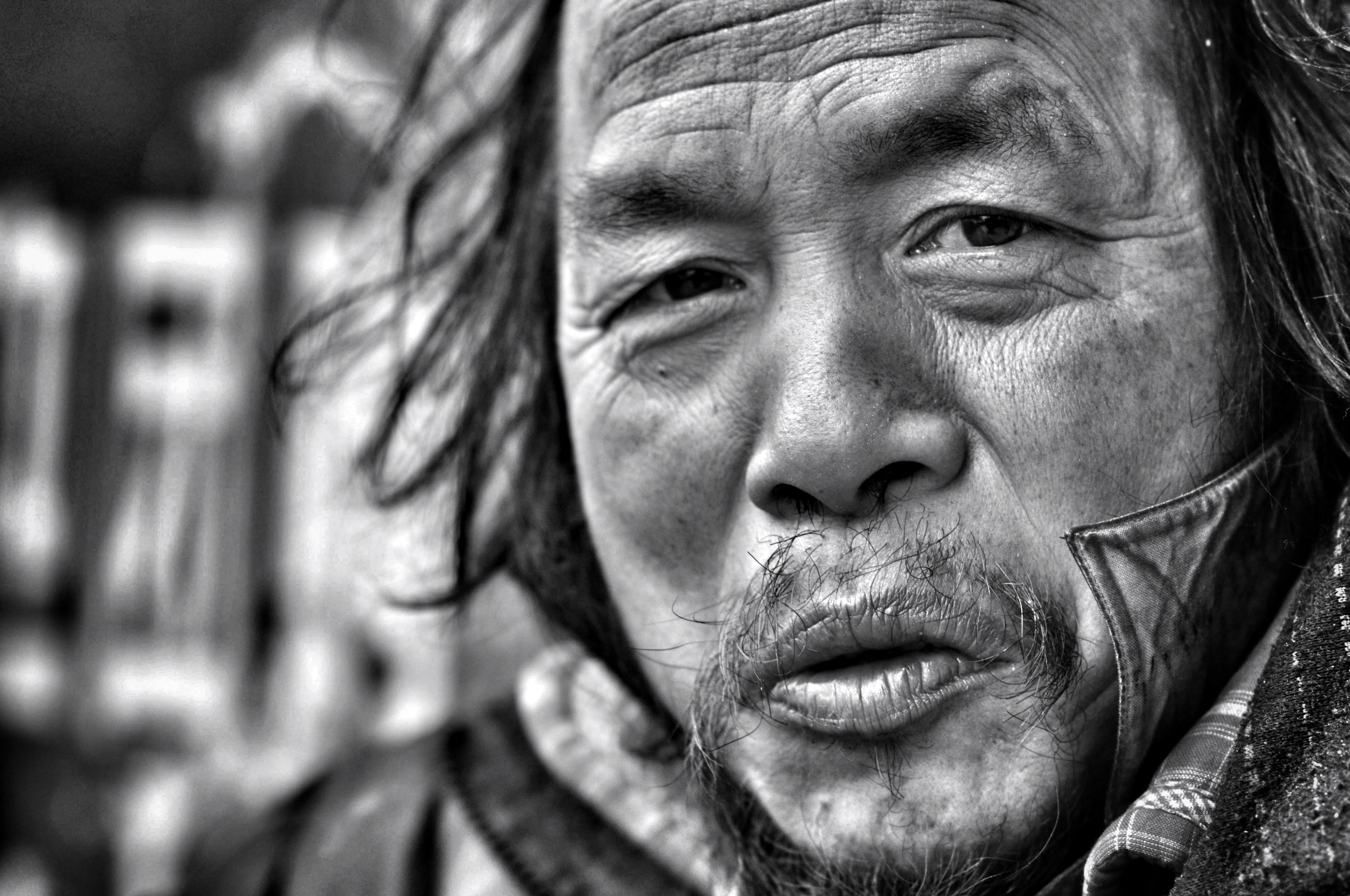  homeless man, han zheng, wuhan 