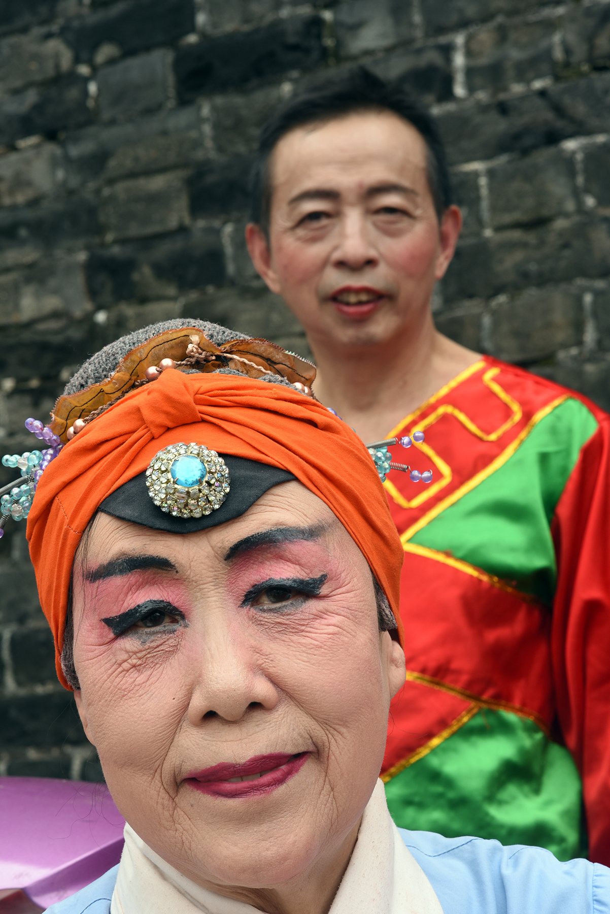  Chinese opera and folk performers, Jingzhou 