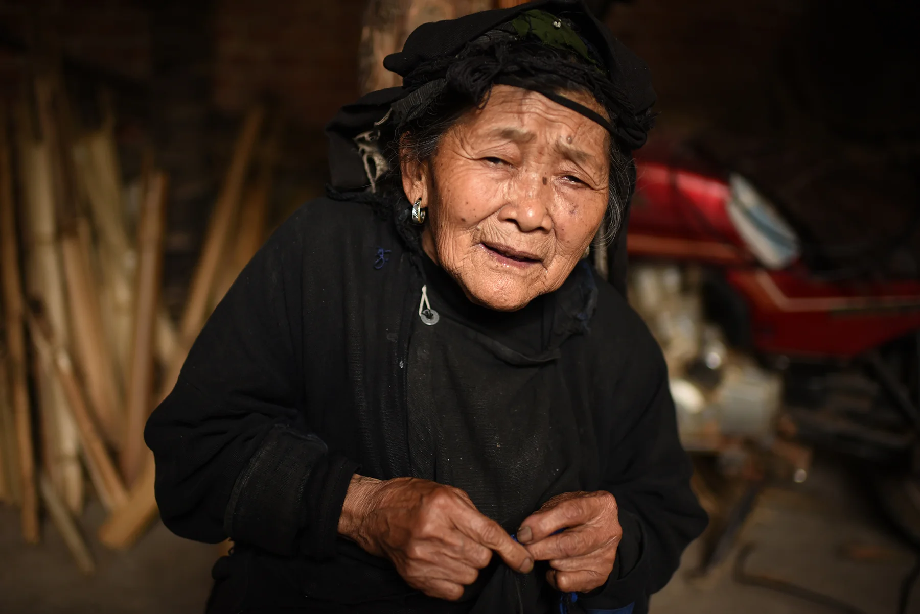 Hani elder, Potuo village, Yunnan, 2017