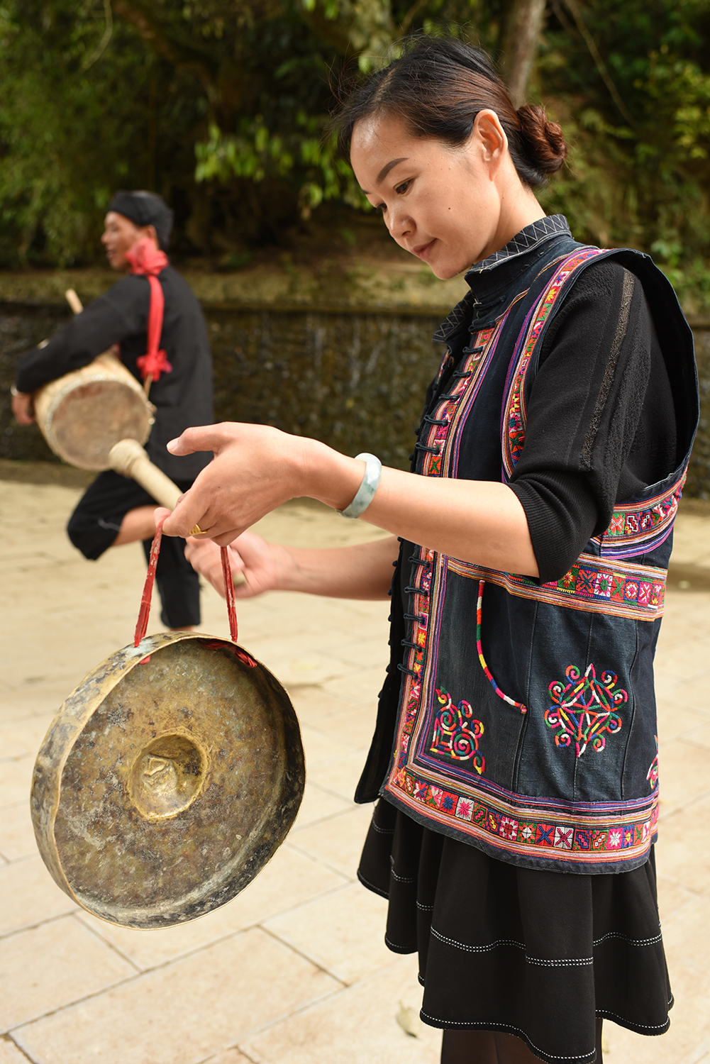  Mang Drum Dance. Potuo village, Yunnan, 2017. 