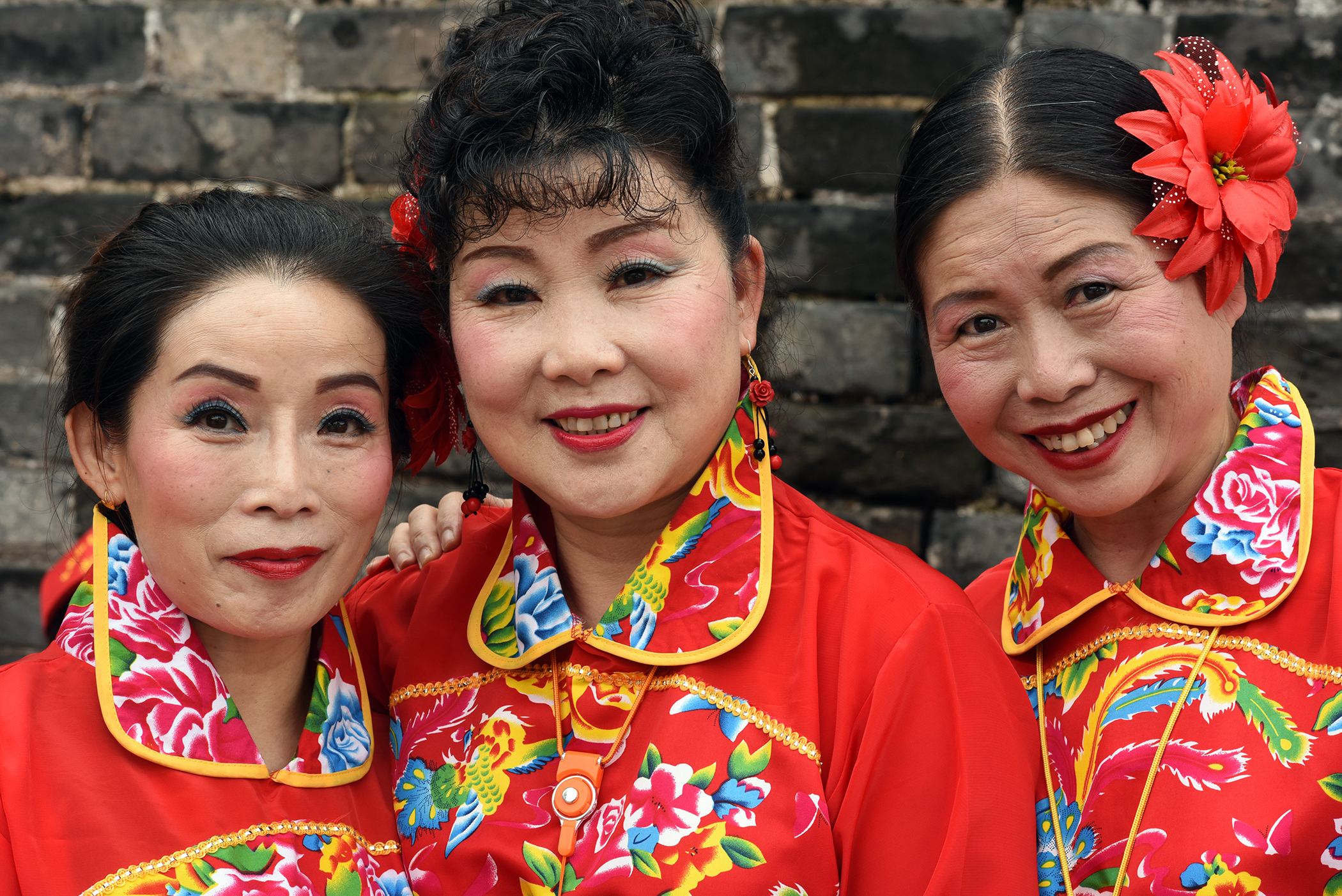  Folk dancers, Jingzhou Cultural Heritage Day, 2017. 