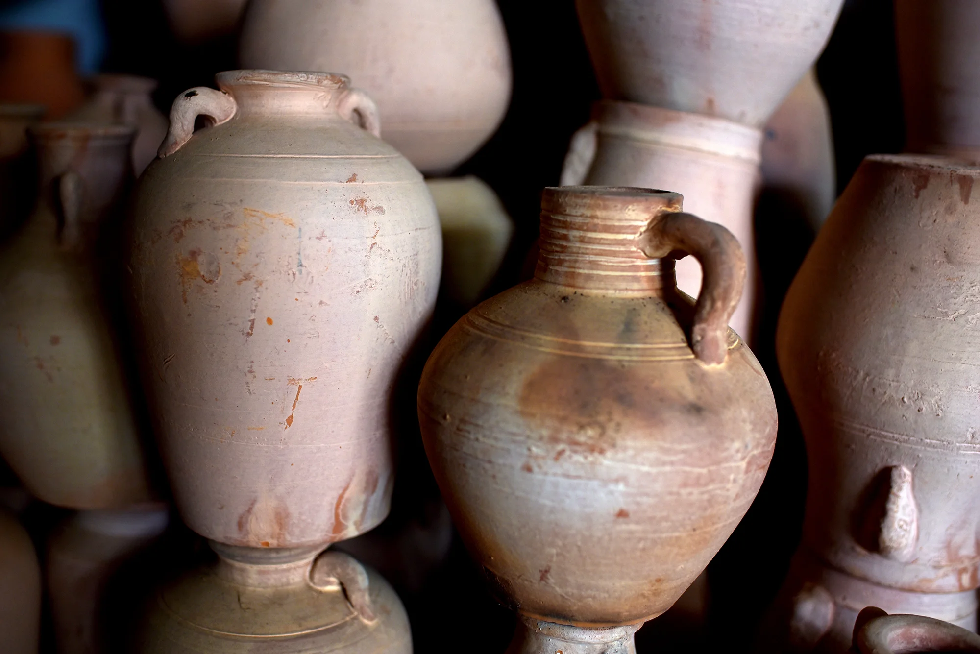 Pottery of Xia Yugu, Inheritor of ICH pottery, Cao Shi village, Jingzhou