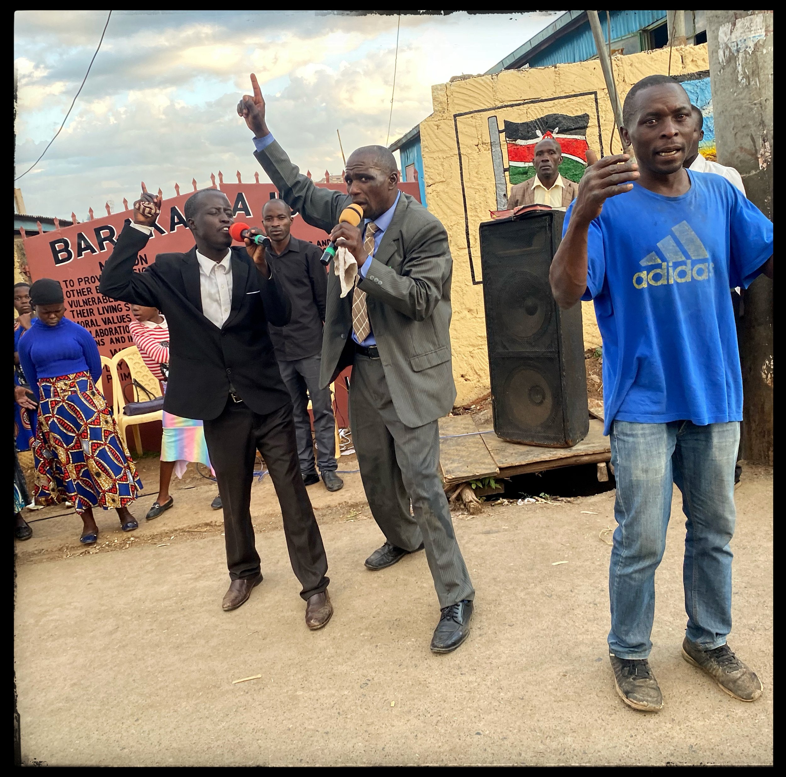  Street preachers, Kibera 