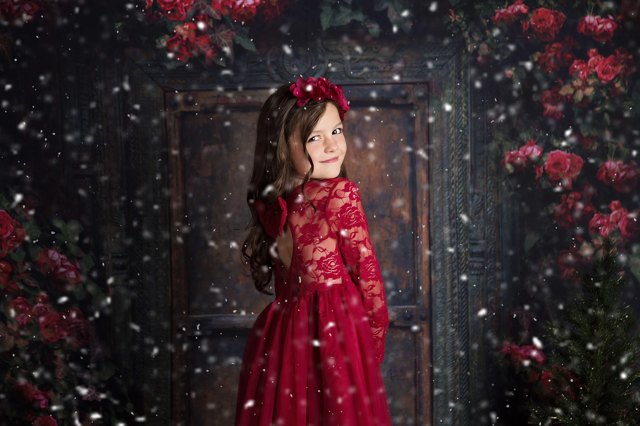 In the final editing stages, there will be the option for certain images to have a snow overlay added on.