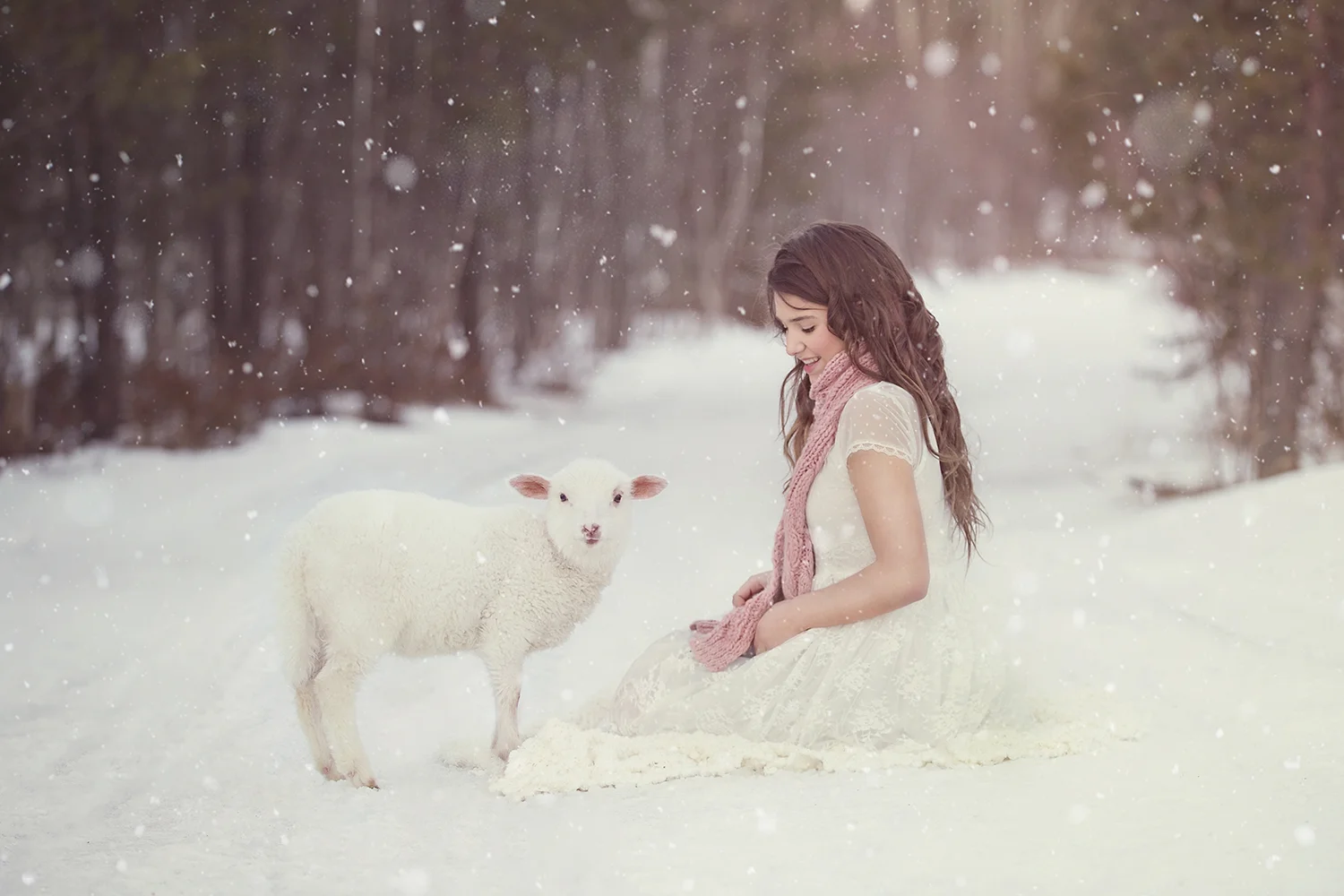 We’ll also be doing outdoor sessions this year. (This is last year’s lamb. His name was Lambo)