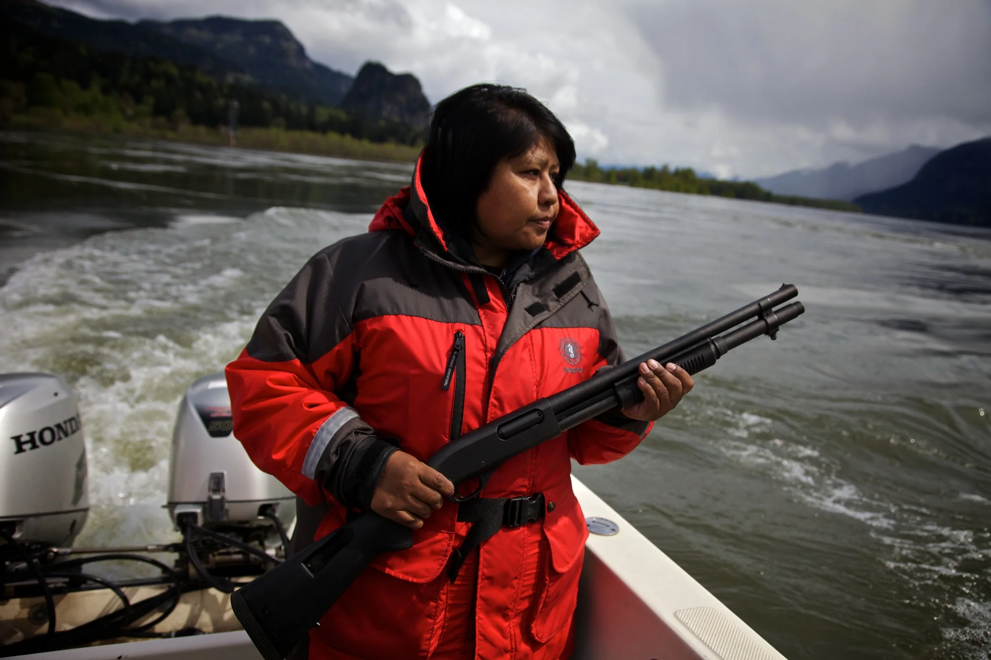 Sea lion hazing on the Columbia River. Thomas Boyd/The Oregonian