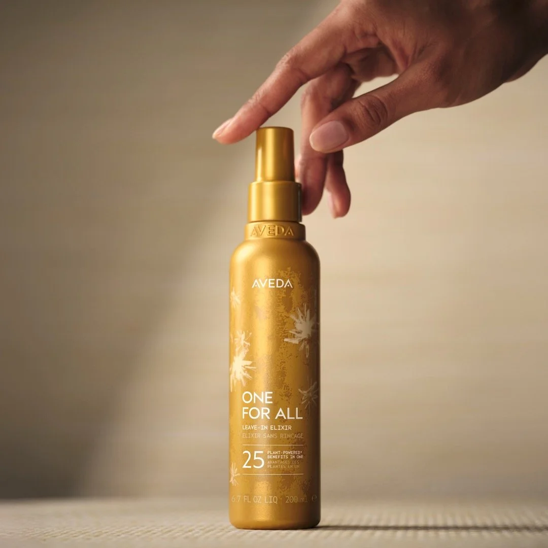Go Gold! ✨ Something golden just launched today, and we can't wait to share the glow with you! 💛 #AvedaOneForAll