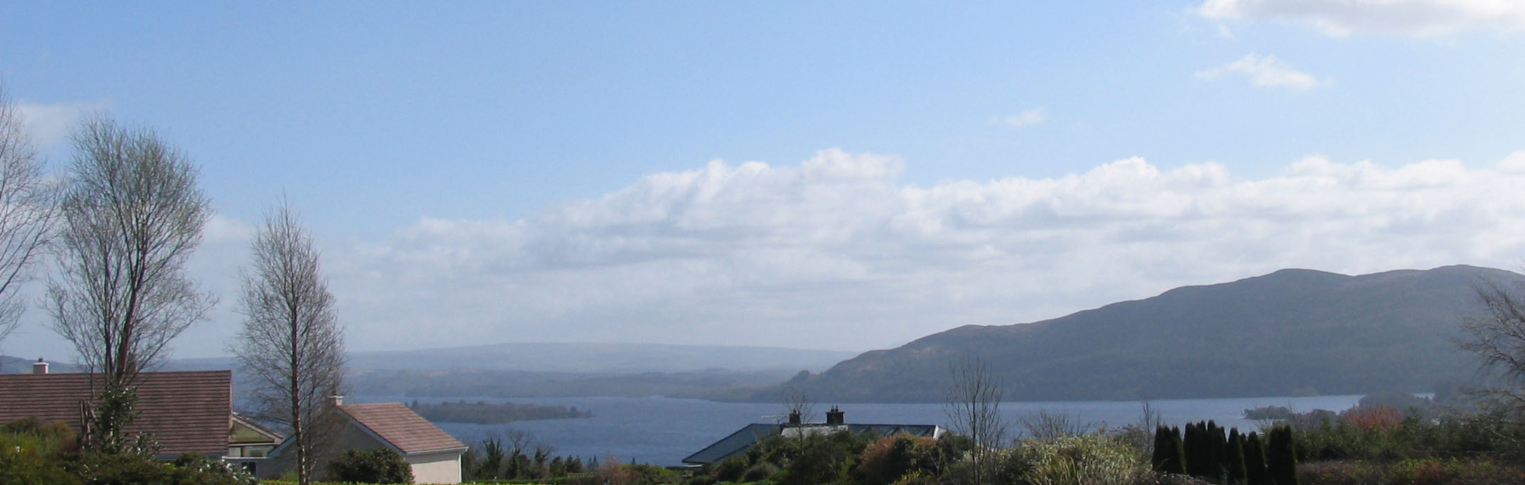 project 1 - view of Lough Gill from site