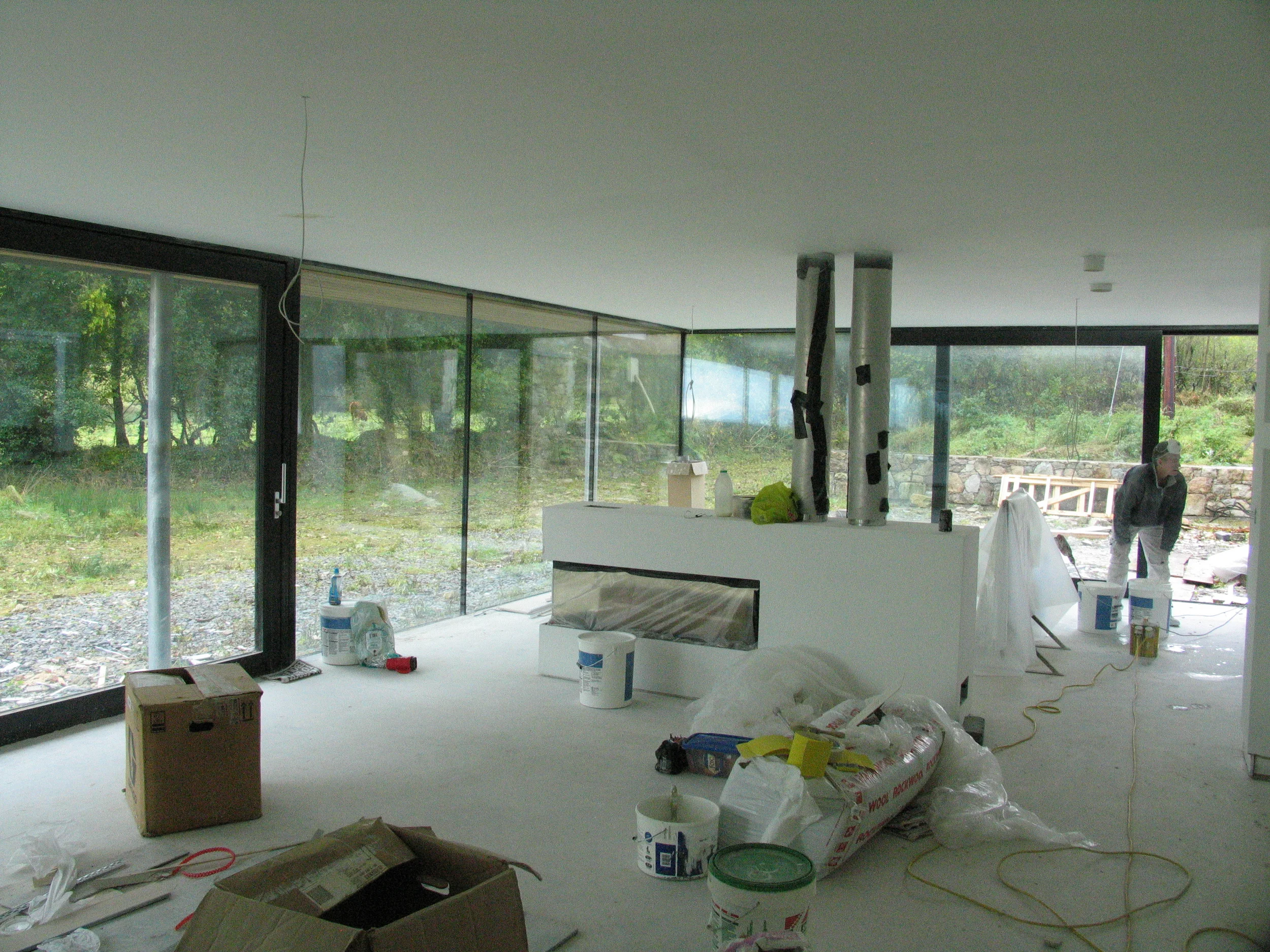 living - dining area