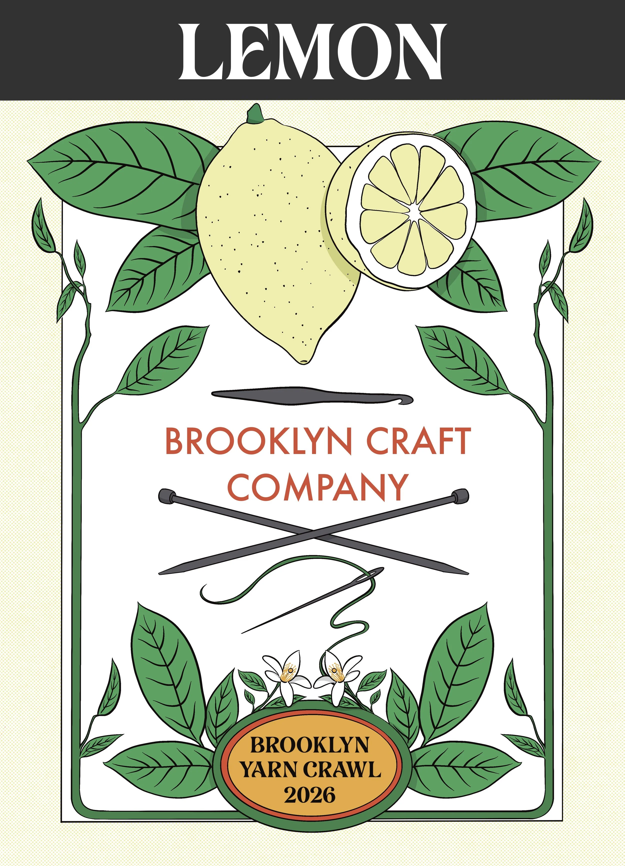 Seed pack Illustration for Brooklyn Yarn Crawl