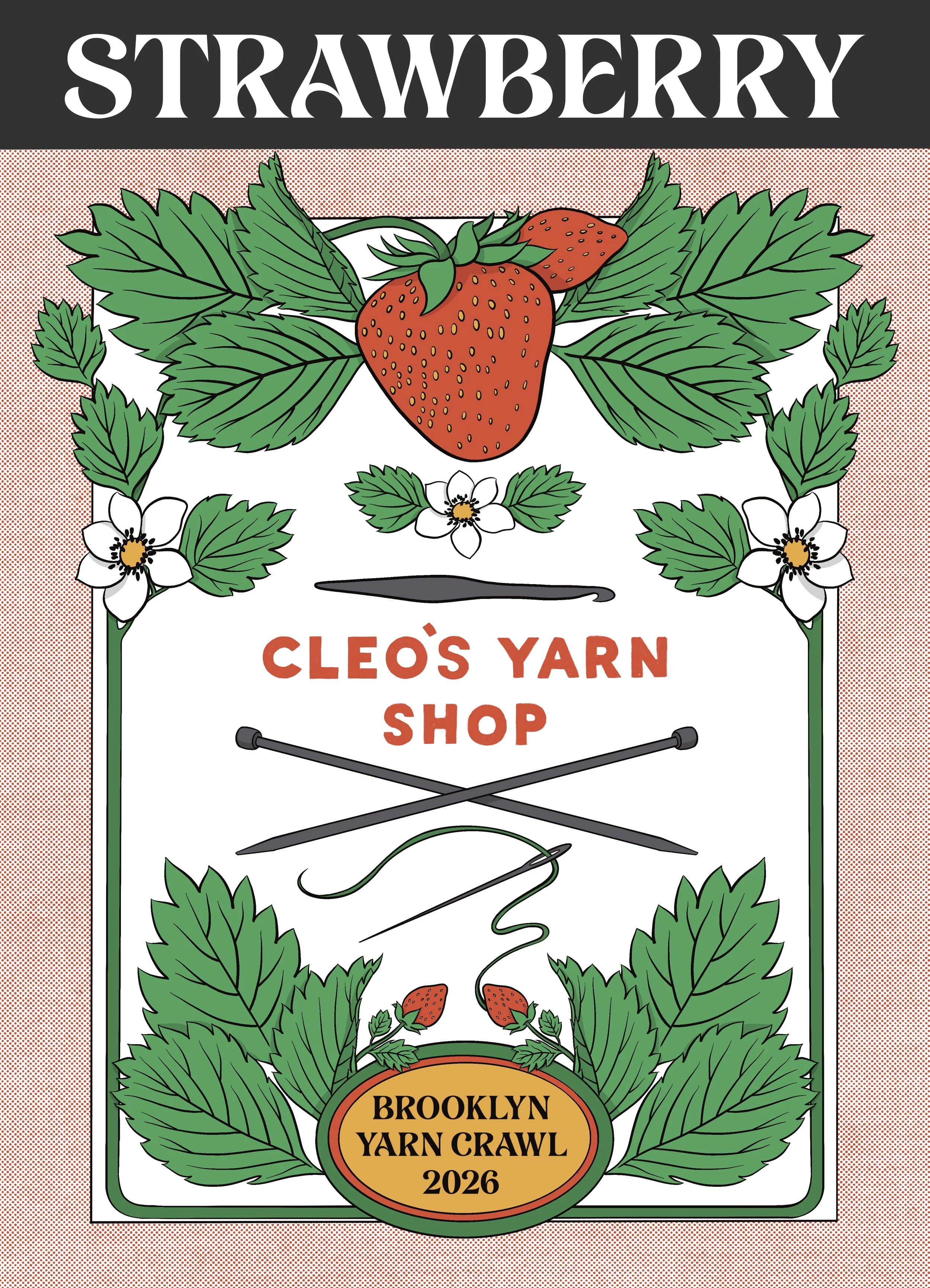 Seed pack Illustration for Brooklyn Yarn Crawl