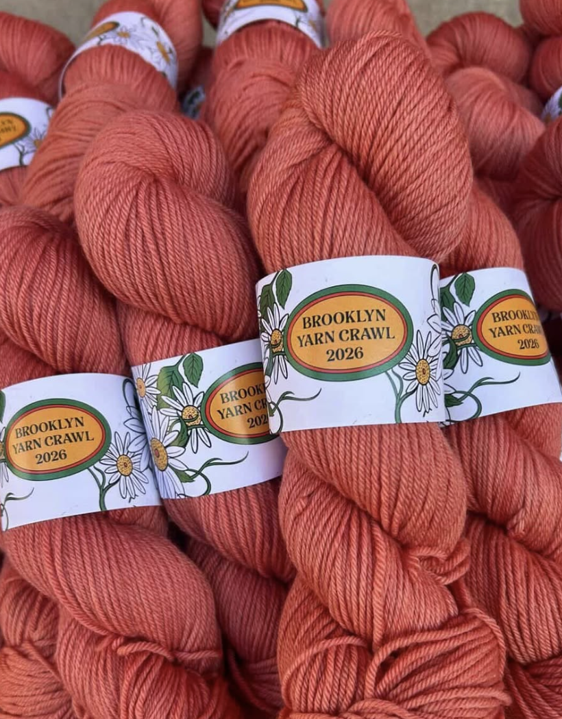 Seed pack Illustration for Brooklyn Yarn Crawl