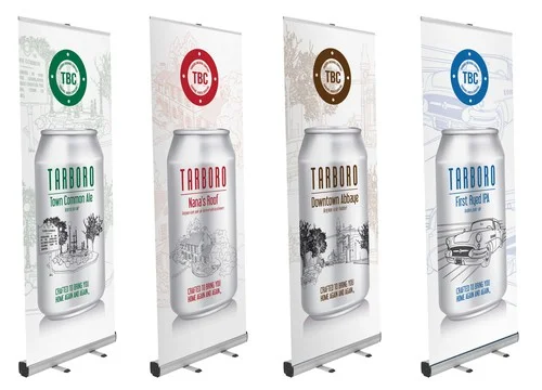 Tarboro Brewing Company promotional banners