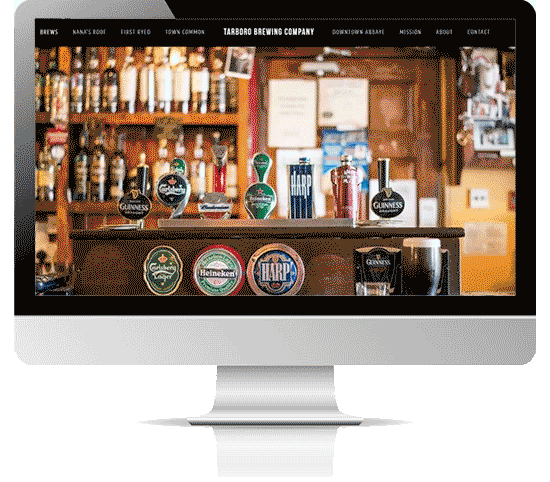 Tarboro Brewing Company website design