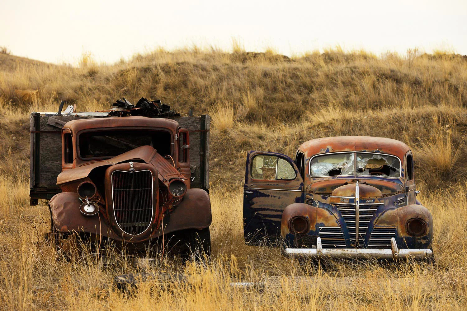 Things I like about Montana: Old, antique cars everywhere just begging to be restored. → Buy a Print