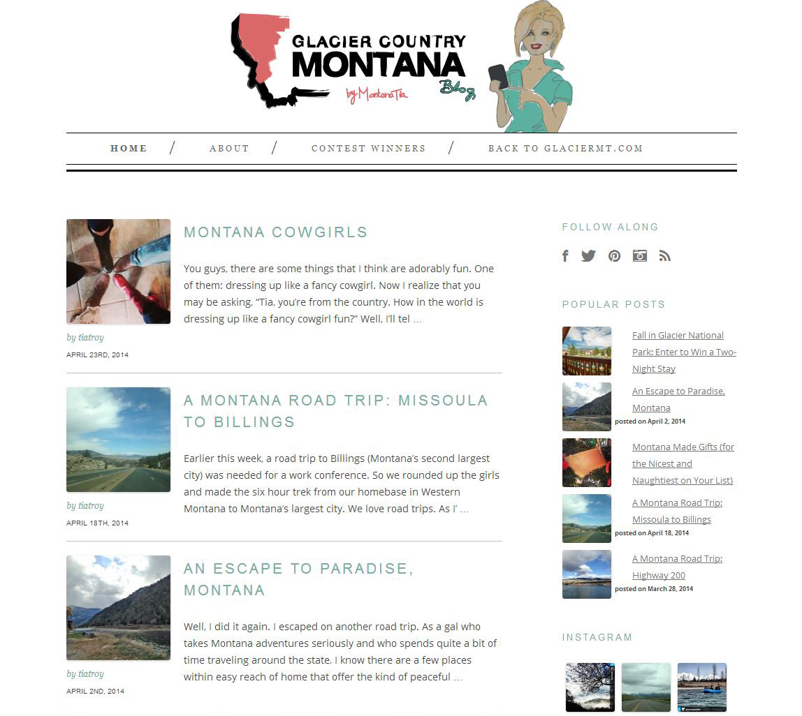 The Glacier Country Montana blog is an excellent source for information about what to see and do in Glacier Country.