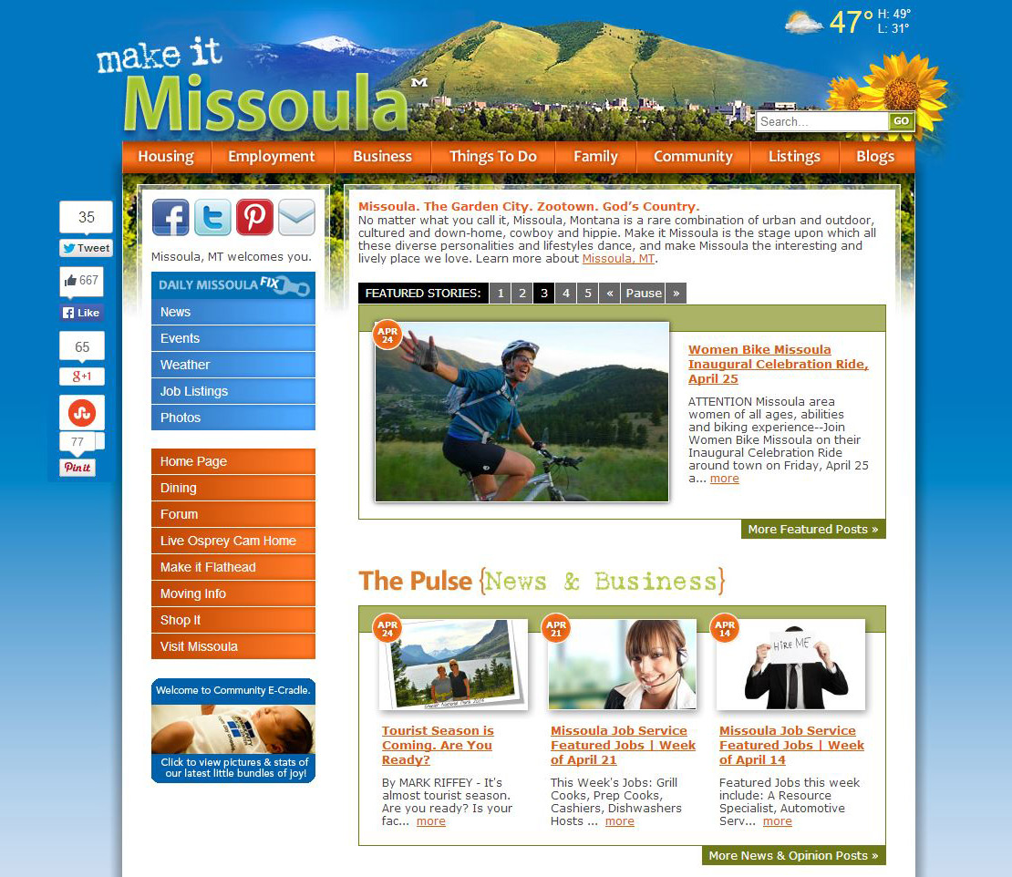 Make it Missoula is a fine Missoula blog about Missoula for those who live, work, and play in Missoula.