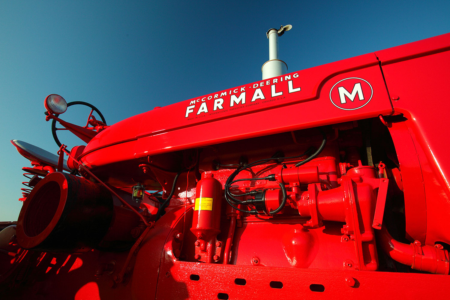 A Farmall M tractor near Madison, Wisconsin.&nbsp;→ Buy a Print