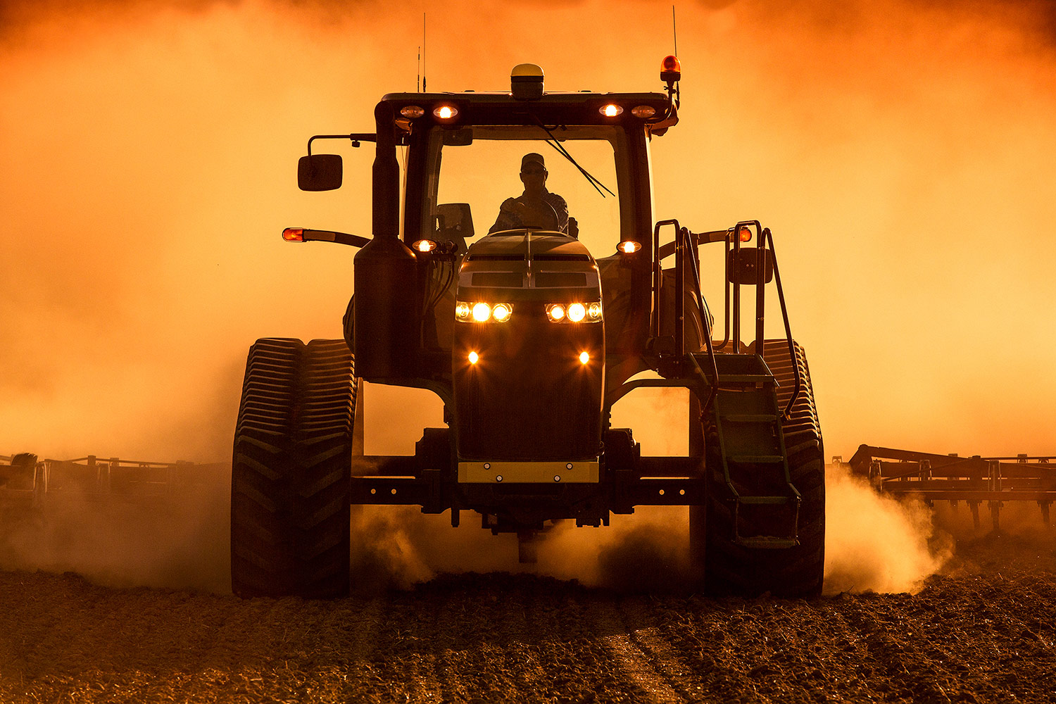 Tractor and Dust