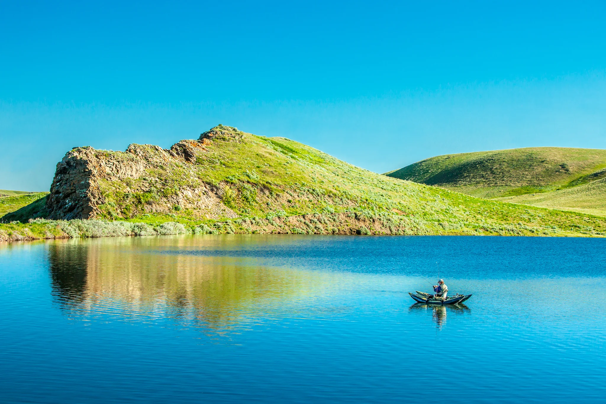 Faber Reservoir Fishing