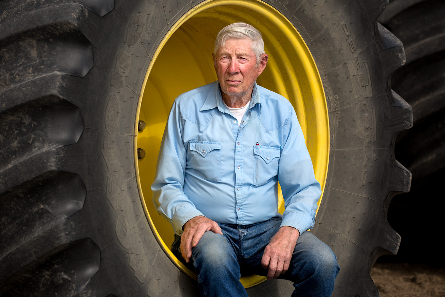 A photo of long-time farmer Victor Wagner, of Circle, Montana. The Montana Farm Bureau did not select this photo for publication, but it was my favorite one from the shoot.