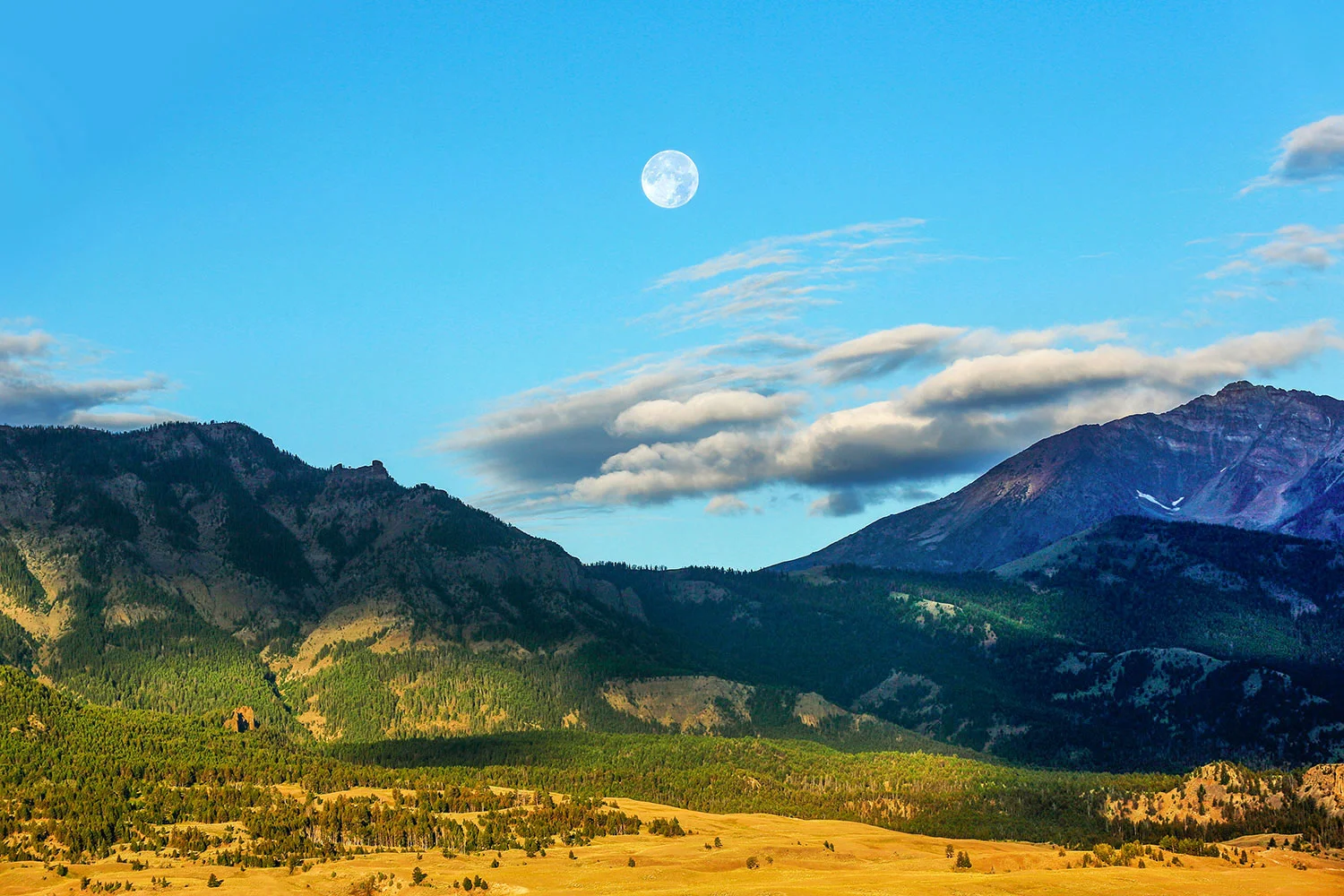 Moon Over Electric Mountain
