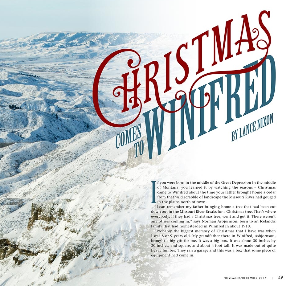 Montana landscape photography published in Montana Magazine